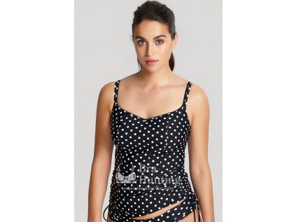 plavky-tankiny-panache-anya-spot-sw1011-cerna-bila-puntik