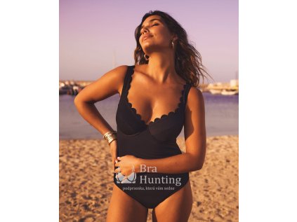 Panache SS24F Spirit RitaPlungeSuit SW1780 Black T F