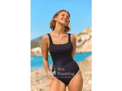 AW25 C Swimwear Signature Serena Swimsuit SW1750A Black T 083