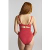 SS26 F Swimwear Spirit Rita Plunge Swimsuit SW1780 Red T B 2478
