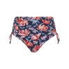 SS26F Swim Liliflora MidiGatherBrief SW249 Gathered LilifloraPrint C F