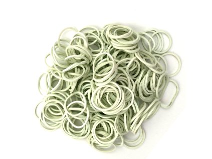 Gumičky do účesů bílé 250ks