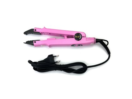 Tavné kleště na keratin typ A curved Pink