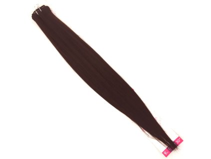 Umělé vlasy Clip in sada 9ks Tmavě hnědá 4