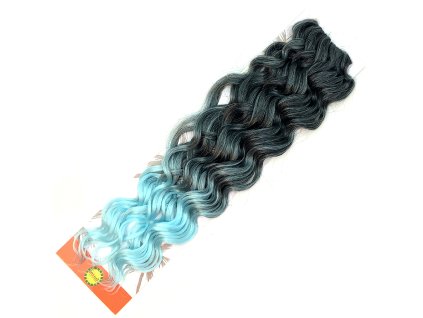 Vlnitý kanekalon Hawai Curl T1B/B.Blue