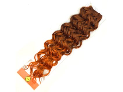 Vlnitý kanekalon Hawai Curl T33/Amber