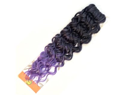 Vlnitý kanekalon Hawai Curl T1B/Lavender