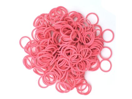 Gumičky do účesů růžové 250ks