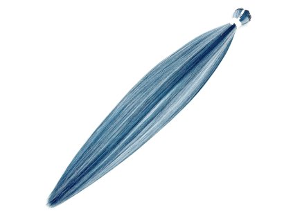 Umělé vlasy na třásni rovné 60cm 100gr  PST-IceBlue