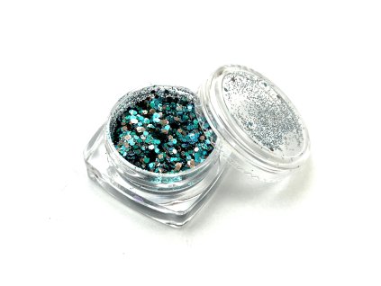 Třpytky na obličej a tělo Aqua