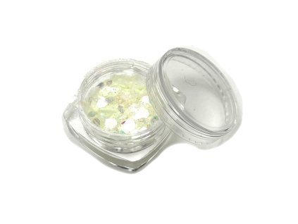 Třpytky na obličej a tělo mix svítící White