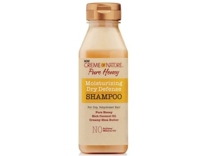 creme of nature pure honey moisturizing dry defense shampoo web
