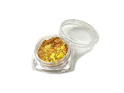 Třpytky na obličej a tělo zlaté