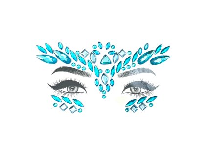 Nalepovací kamínky na obličej LZ101