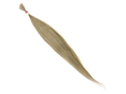 Pravé vlasy TMAVÁ BLOND 55 cm v copu 46 gr