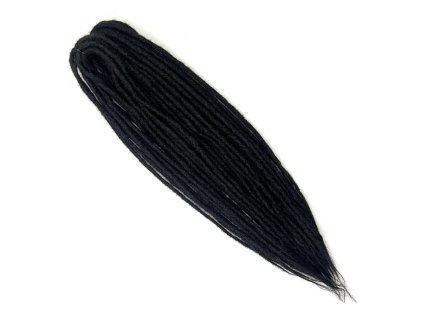Fake Dready 60cm černá 10ks