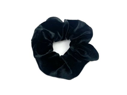 Scrunchie gumička do vlasů Black
