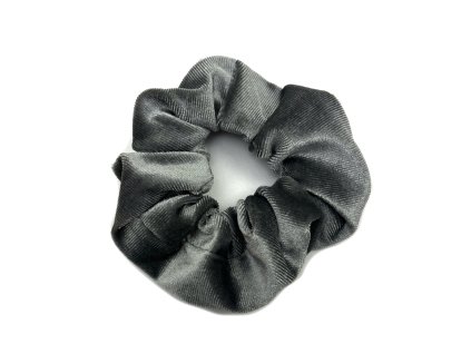 Scrunchie gumička do vlasů Grey