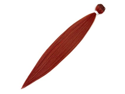 Umělé vlasy na třásni rovné 75cm 200gr Bronze(17)