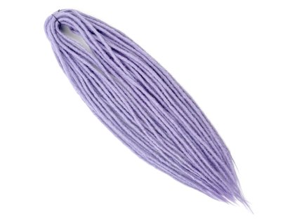 Fake Dready 60cm fialková 10ks