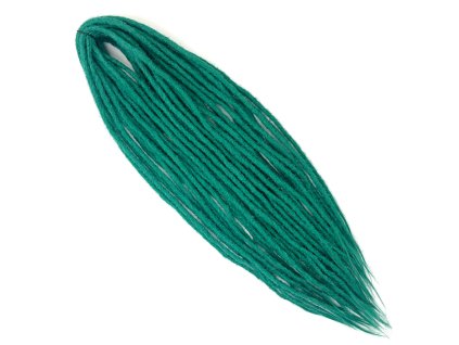 Fake Dready 60cm zelená 10ks