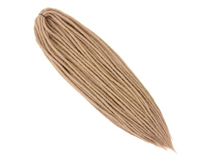 Fake Dready 60cm růžová hnědá 10ks