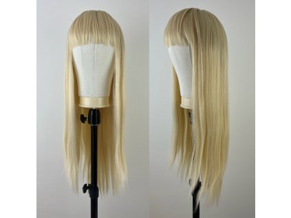 Paruka s umělými vlasy Adelle - plavá blond