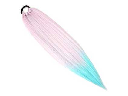100% Easy Braid culík na gumičce třpytivý 2-57 L-Pink/L-Mint