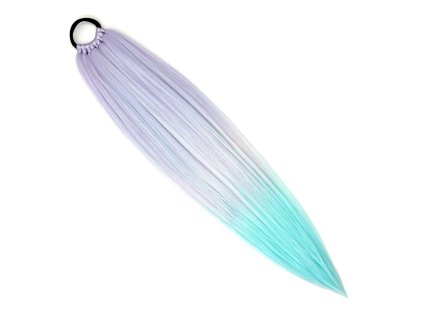 100% Easy Braid culík na gumičce třpytivý 3-61 Lavender/L-Pink/L-Mint
