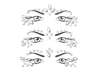 Nalepovací kamínky na obličej LZ95