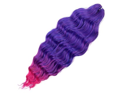 Vlnitý Kanekalon Anna 60cm 100g T-DaPurple7