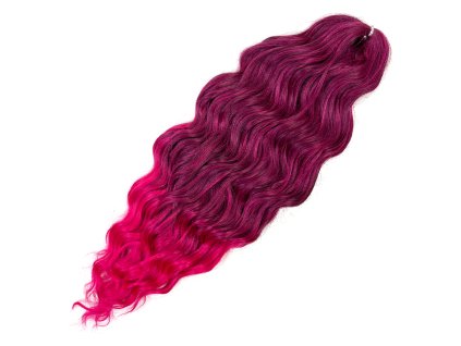 Vlnitý Kanekalon Anna 60cm 300gr T1B/Pink2