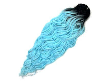 Vlnitý Kanekalon Anna 60cm 100gr TT1B/LBLUEA