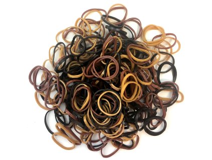 Gumičky do účesů přírodní 250ks