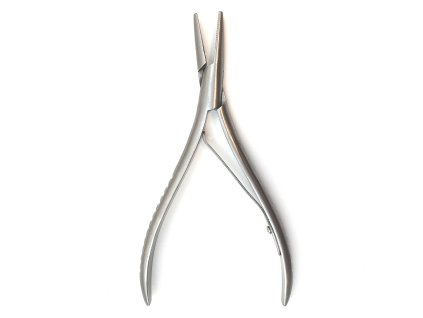 Kleště profi nerezové rovné dlouhá rukojeť vroubkované  čelisti