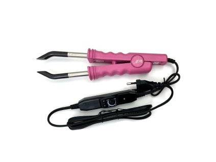 Tavné kleště na keratin typ C flat Pink