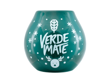 eng pl Ceramic Calabash with Verde Mate logo Winter Time 350ml 9734 2