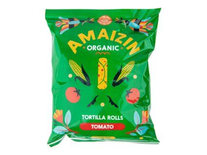 AMAIZIN Mais-Chips Tomate, 100 g, BIO  * BE-BIO-02 Zertifikat