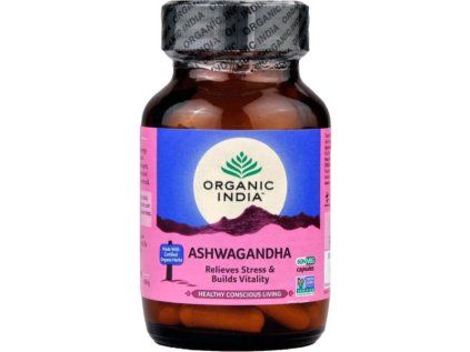 Organic India - Ashwagandha Bio  *CZ-BIO-001 Zertifikat, Nahrungsergänzungsmittel