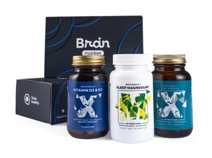 BrainMax Weihnachtsset Starter Pack  Dreierpack Produkte für den Start eines gesunden Lebensstils, Nahrungsergänzungsmittel