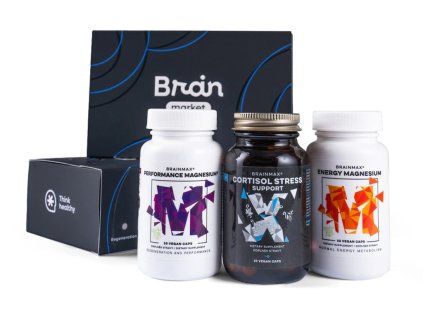 BrainMax Weihnachtsset für einen entspannten Geist  Dreierpack Produkte für mentales Wohlbefinden, Nahrungsergänzungsmittel