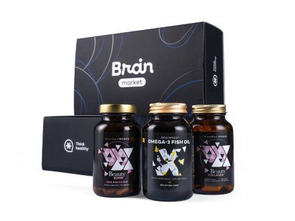 BrainMax Weihnachtsset für Schönheit  Synergistischer Komplex zur Unterstützung der Schönheit der Frau in jedem Alter, Nahrungsergänzungsmittel