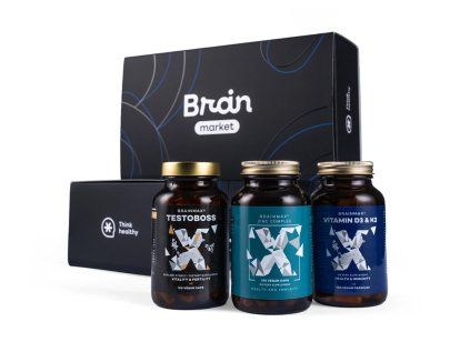 BrainMax Weihnachtsset Starker Mann  Synergistische Zusammensetzung zur Unterstützung der Gesundheit des aktiven Mannes, Nahrungsergänzungsmittel