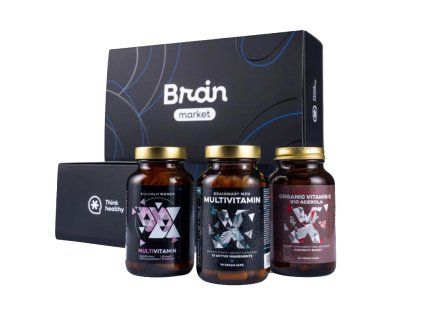 BrainMax Weihnachtsset für Eltern  Multivitamin-Paket für Mama und Papa mit natürlichem Vitamin C, Nahrungsergänzungsmittel