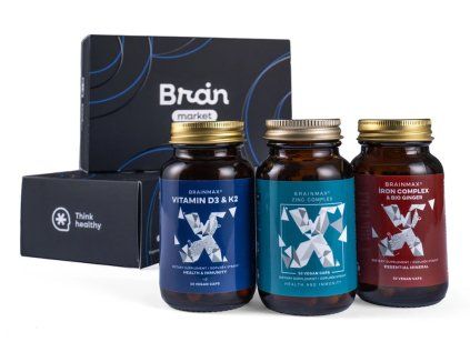 BrainMax Weihnachts-MINI-Set für das Immunsystem  Umfassende Immununterstützung im smarten Weihnachtsset für Liebhaber eines gesunden Lebensstils, Nahrungsergänzungsmittel