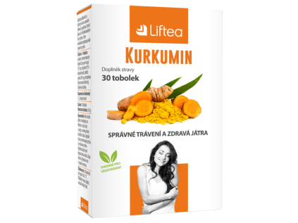 Liftea Kurkumin, 30 Kapseln  S Inulin aus Chicorée, Nahrungsergänzungsmittel