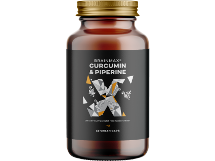 BrainMax Curcumin Piperine vizualspozadim