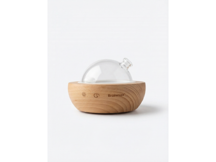 BrainMax Aroma Diffusor Aura mit Beleuchtung und Lautsprechern, Holz  Aroma-Diffusor mit Bluetooth-Steuerung und Lautsprechern.