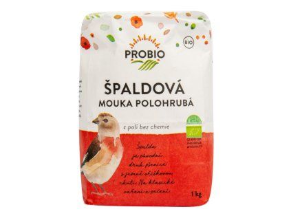 PROBIO - Dinkelmehl halbfein BIO, 1kg  *CZ-BIO-001 Zertifikat
