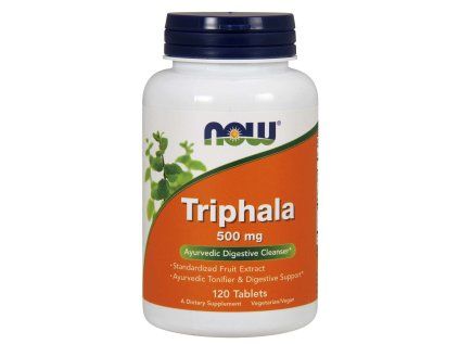 NOW Triphala, 500 mg, 120 Tabletten  Nahrungsergänzungsmittel